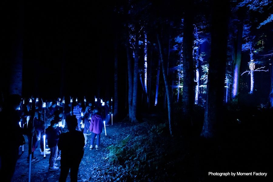 案例｜大润发贵宾厅为壮观的Kamuy Lumina魔法夜行旅游项目提供配乐设备